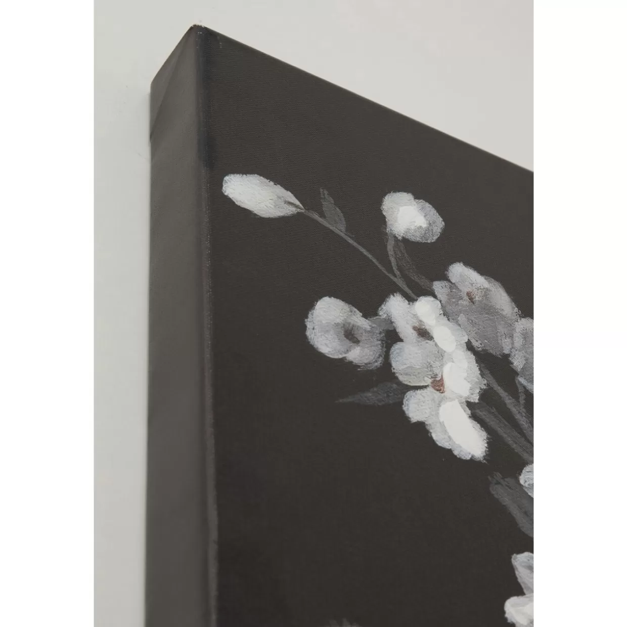 KARE Design Bilder | Leinwandbild Night Leo In Flower 90X140Cm