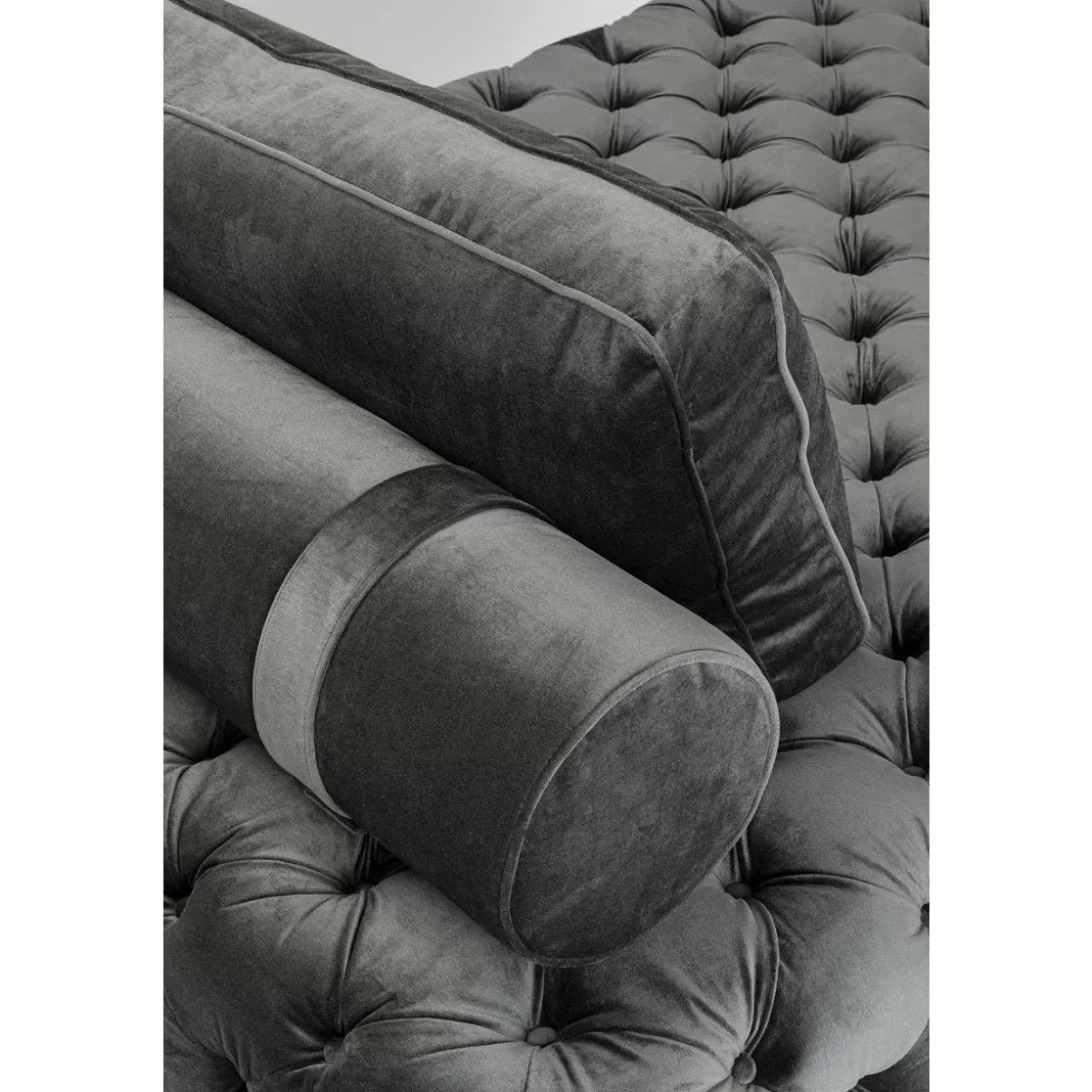 KARE Design Sofas & Couches | Liege Bottone Velvet Grau