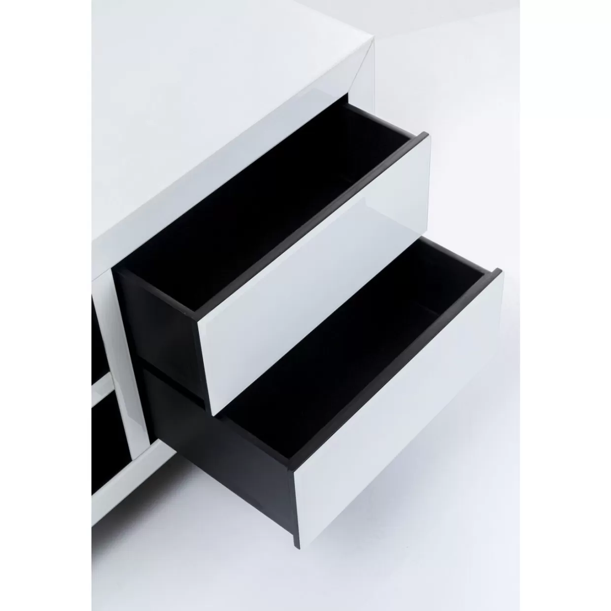KARE Design Kommoden & Sideboards | Lowboard Luxury Push Weiss 140X50Cm