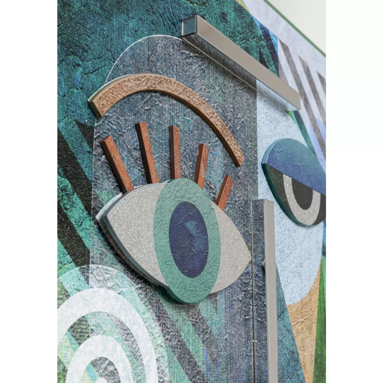 KARE Design Bilder | Objektbild Geometric Woman 100X150Cm