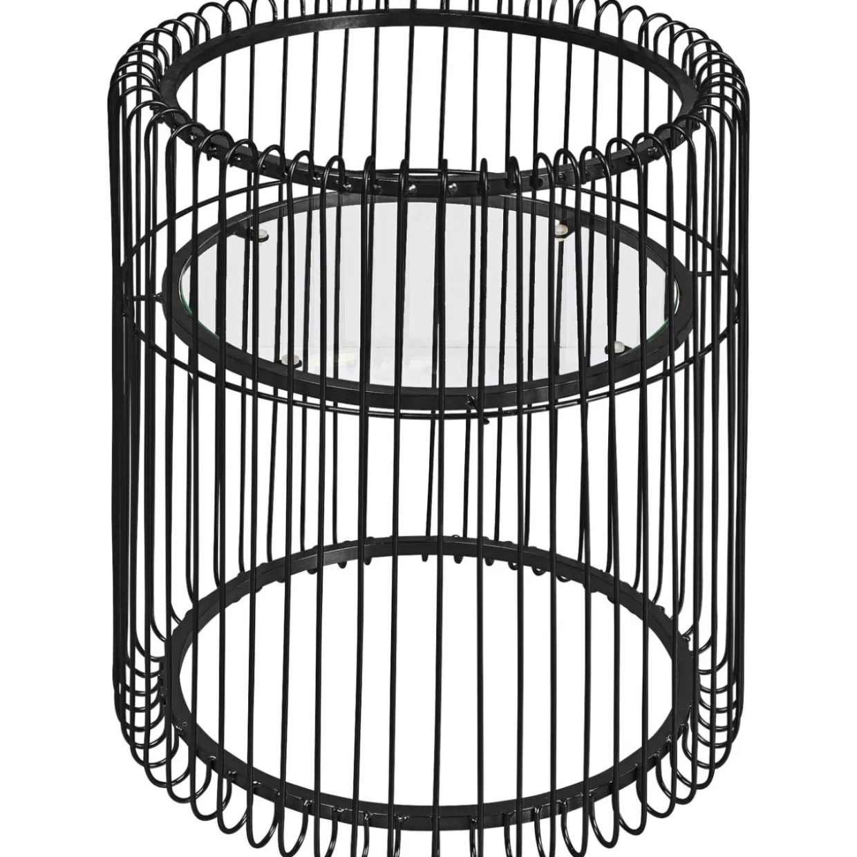 KARE Design Aufbewahrung & Ordnung | Pflanzenstander Wire Schwarz 44Cm