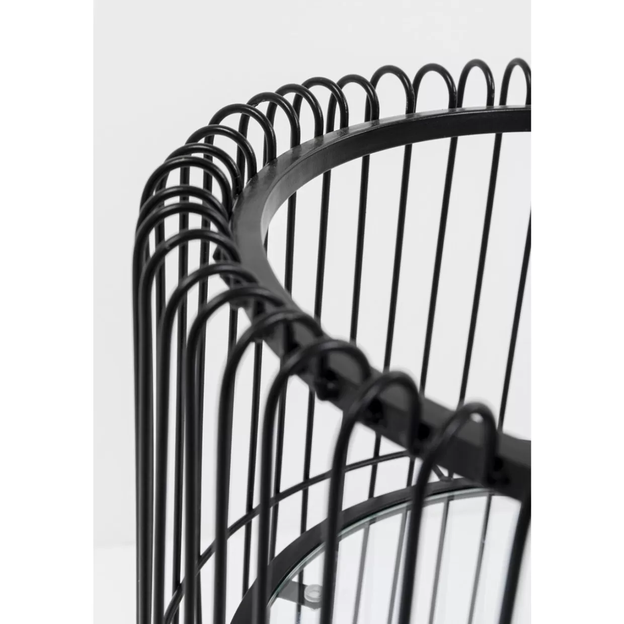 KARE Design Aufbewahrung & Ordnung | Pflanzenstander Wire Schwarz 57Cm