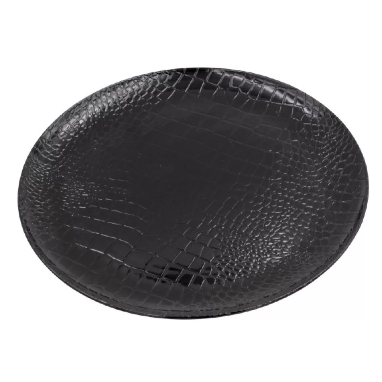 KARE Design Geschirr & Tischaccessoires | Platzteller In Schlangenoptik Schwarz