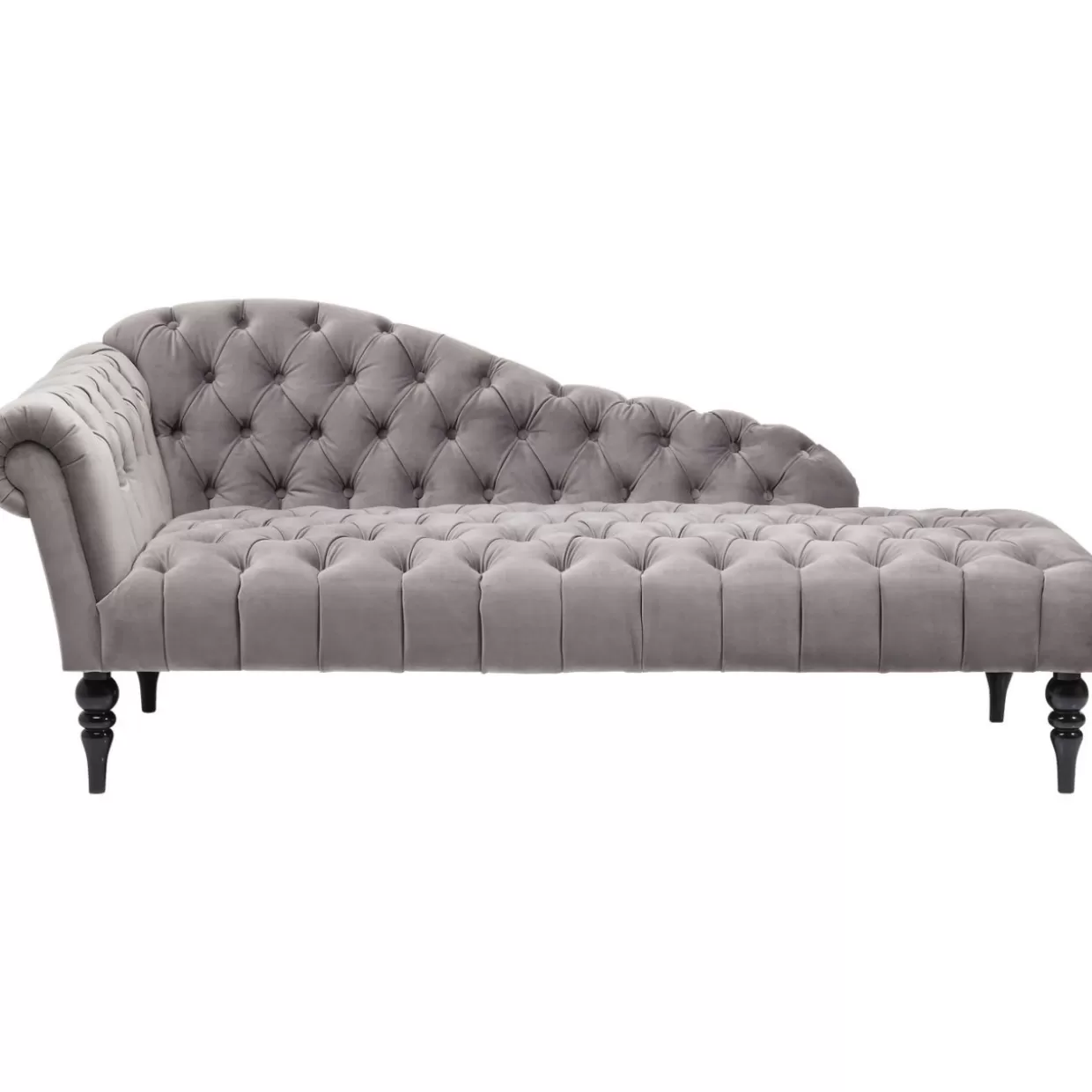 KARE Design Sofas & Couches | Recamiere Desire Velvet Silbergrau
