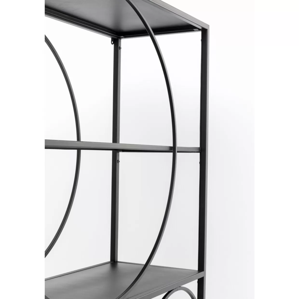 KARE Design Regale | Regal Circle Schwarz 100X200Cm