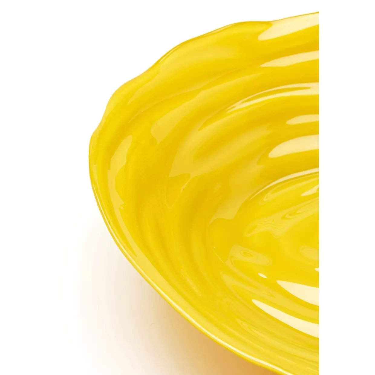 KARE Design Geschirr & Tischaccessoires | Schale Tornado Gelb O32Cm