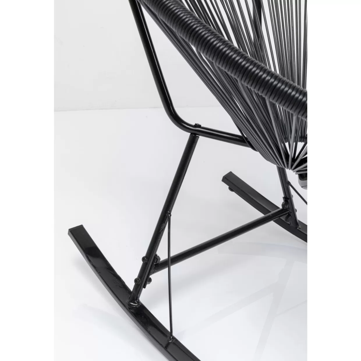 KARE Design Outdoormöbel | Schaukelstuhl Acapulco Schwarz