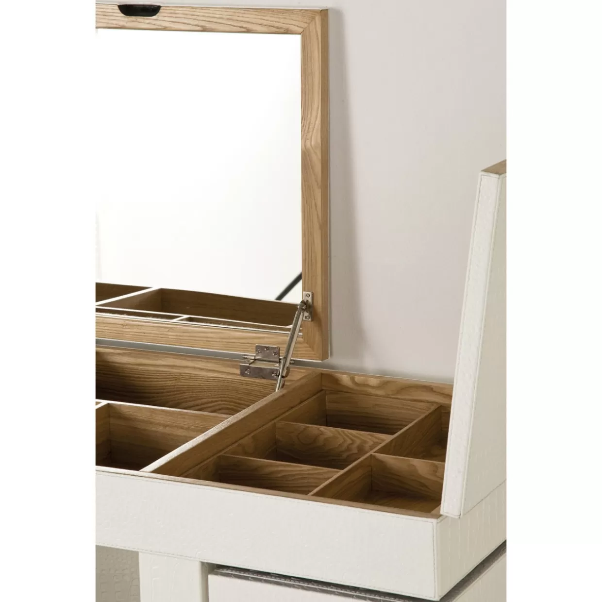 KARE Design Tische | Schminkkombination Diva Croco White