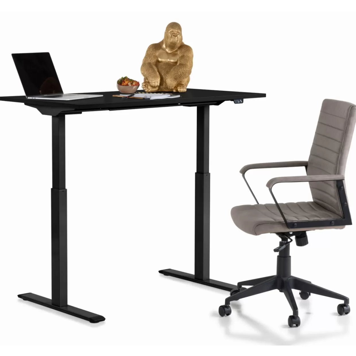 KARE Design Tische | Schreibtisch Office Smart Schwarz Schwarz 120X70
