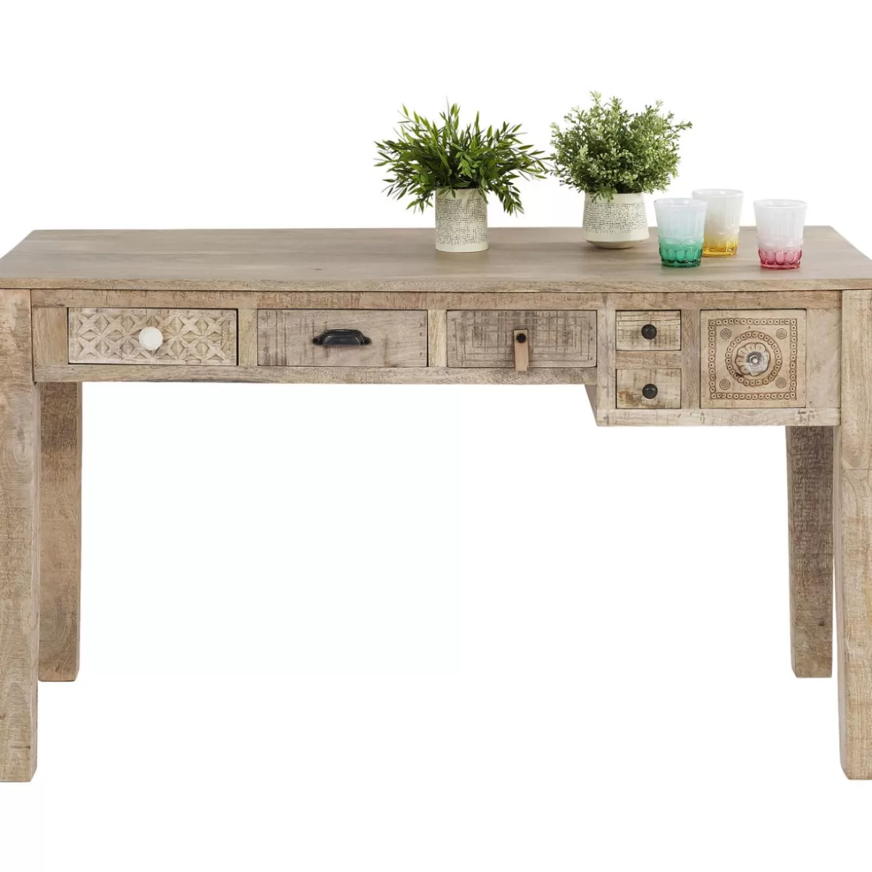 KARE Design Tische | Schreibtisch Puro 135X60Cm 6Sk