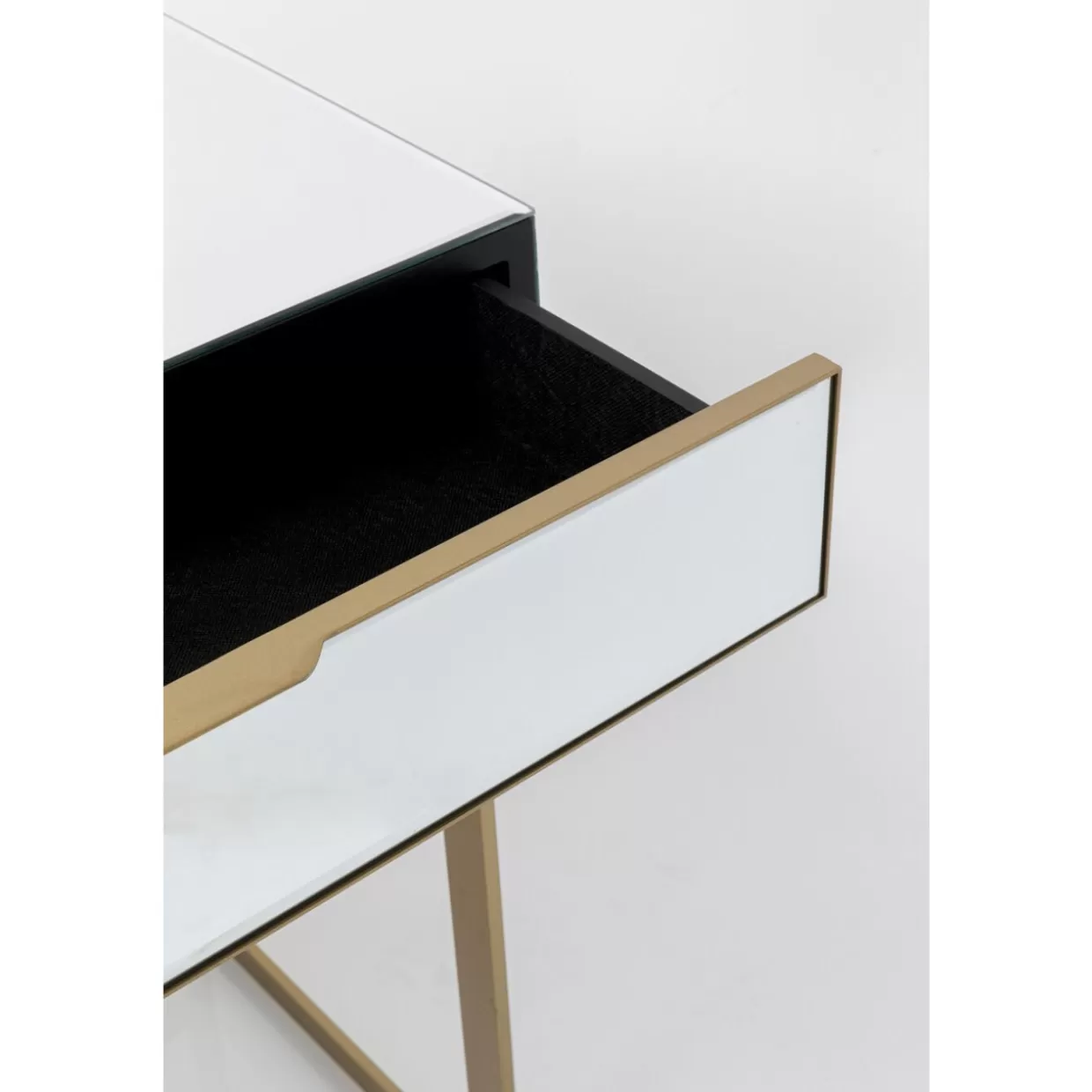 KARE Design Tische | Schreibtisch Soran Gold 120X50Cm
