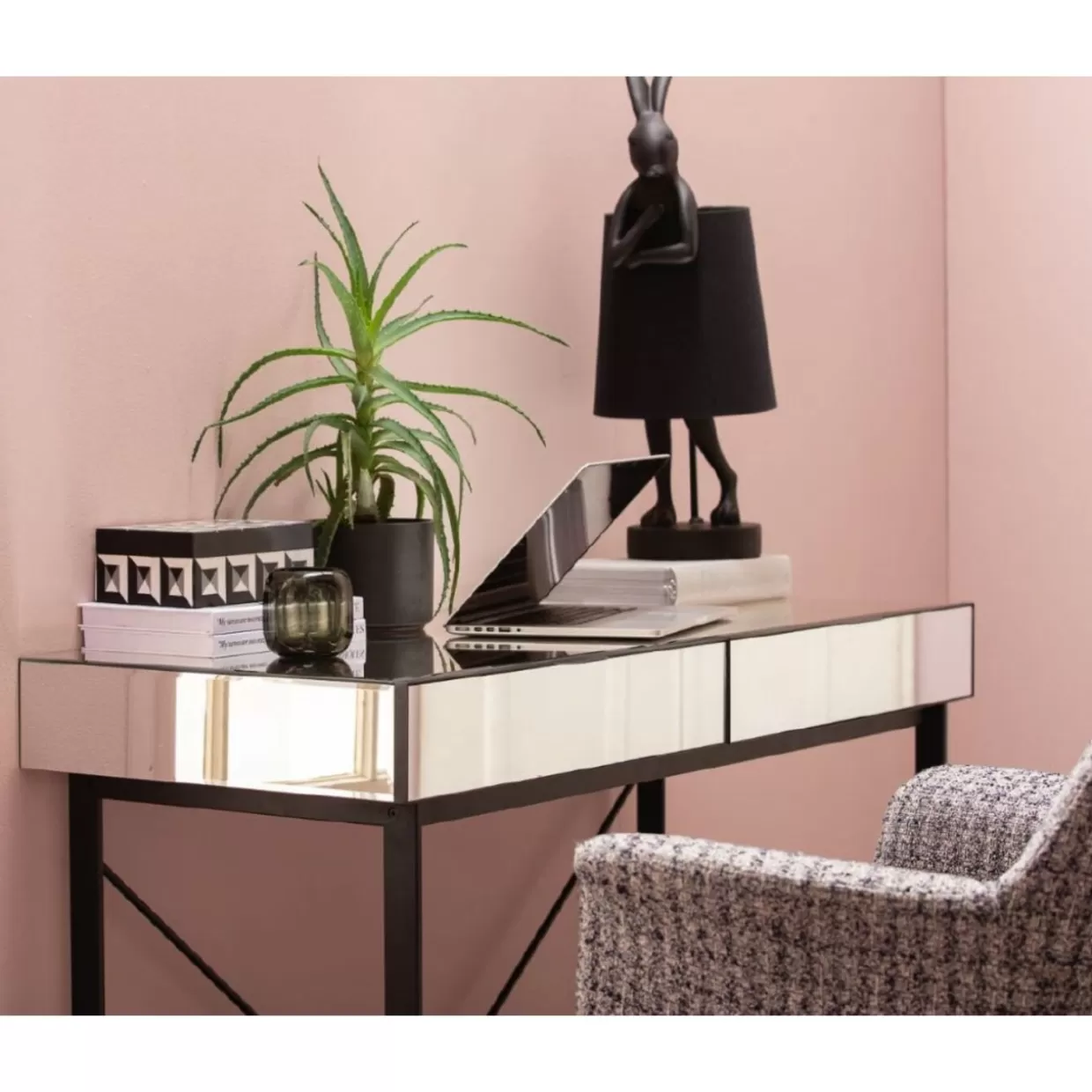KARE Design Tische | Schreibtisch Soran Schwarz 120X50Cm