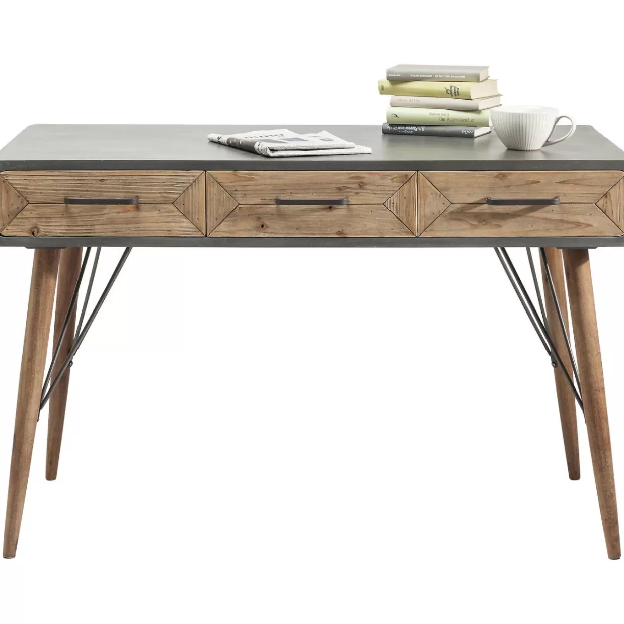 KARE Design Tische | Schreibtisch X Factory 120X60Cm 3Sk