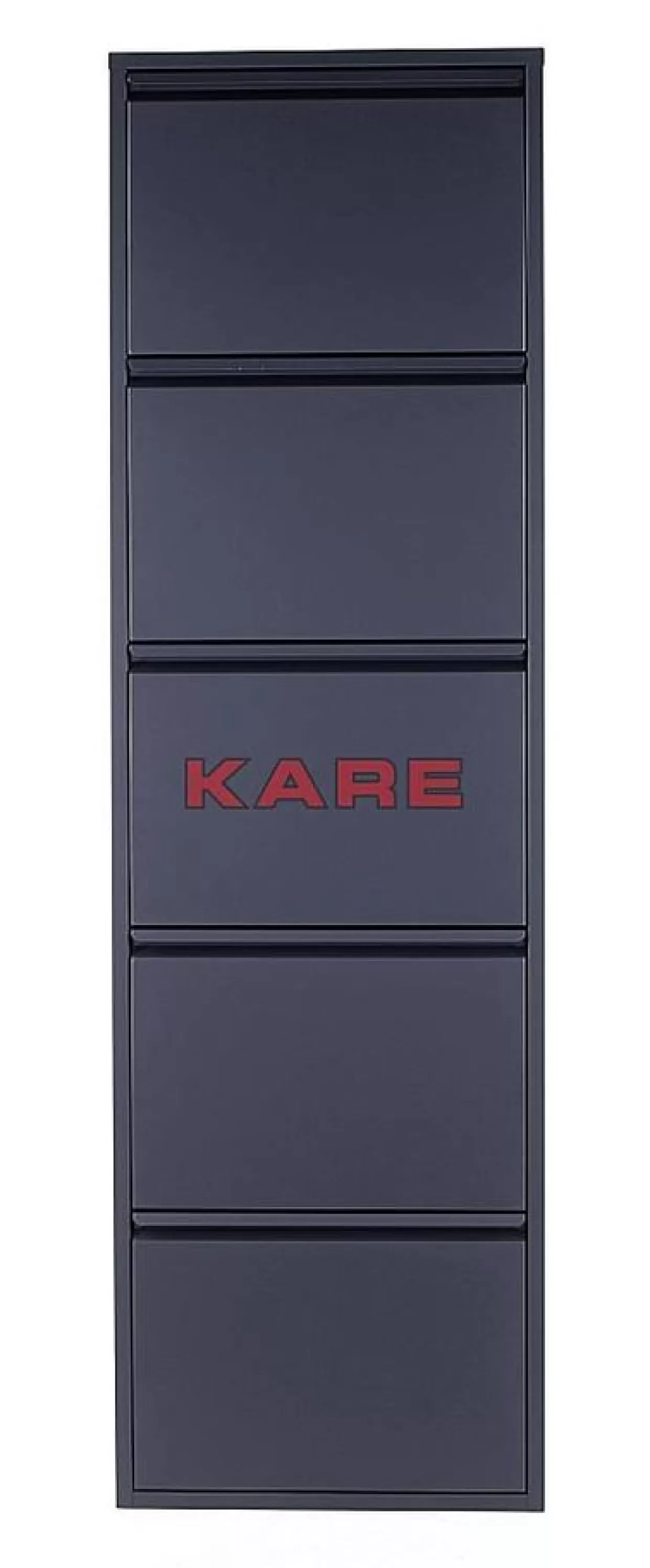 KARE Design Kleinmöbel & Sonstiges | Schuhkipper Caruso 5-Er Anthrazit
