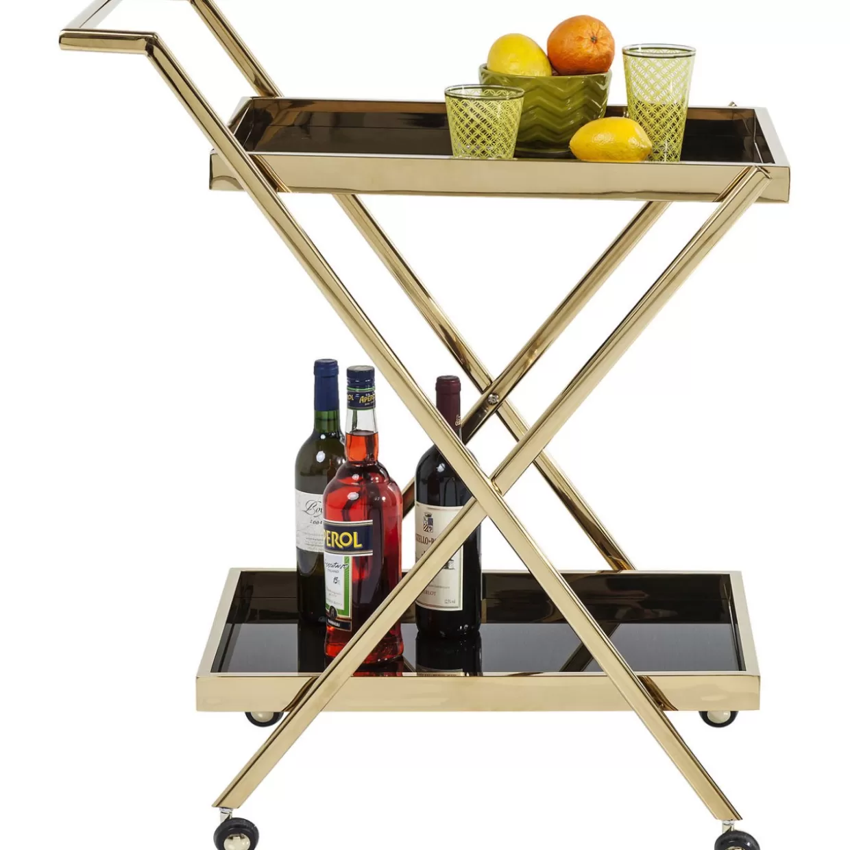 KARE Design Tische | Servierwagen Casino Gold