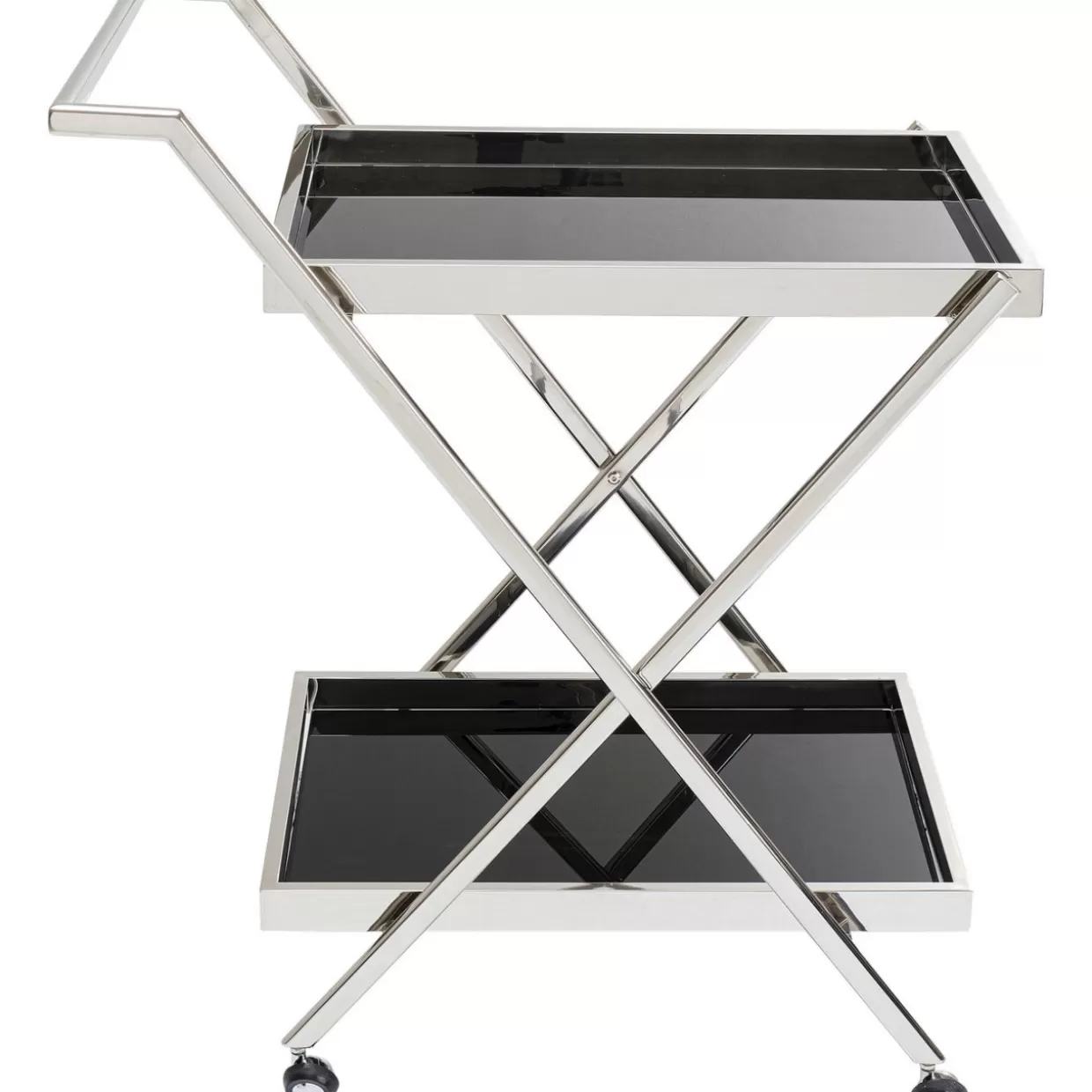 KARE Design Tische | Servierwagen Casino Silber