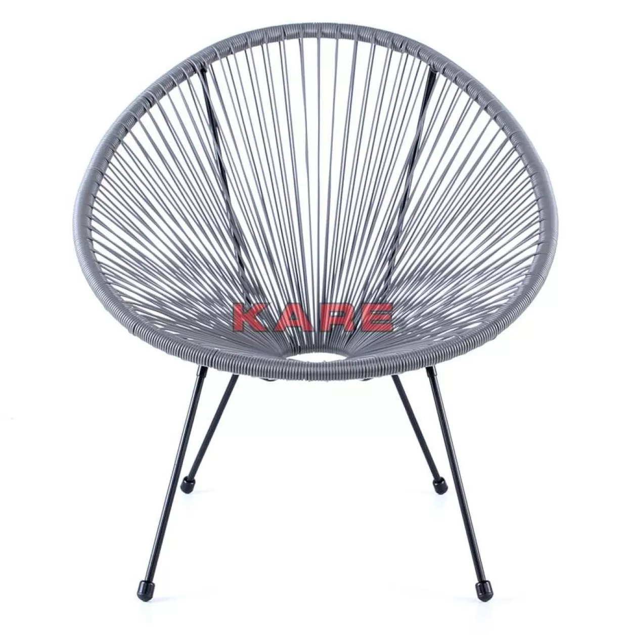 KARE Design Outdoormöbel | Sessel Acapulco Grau