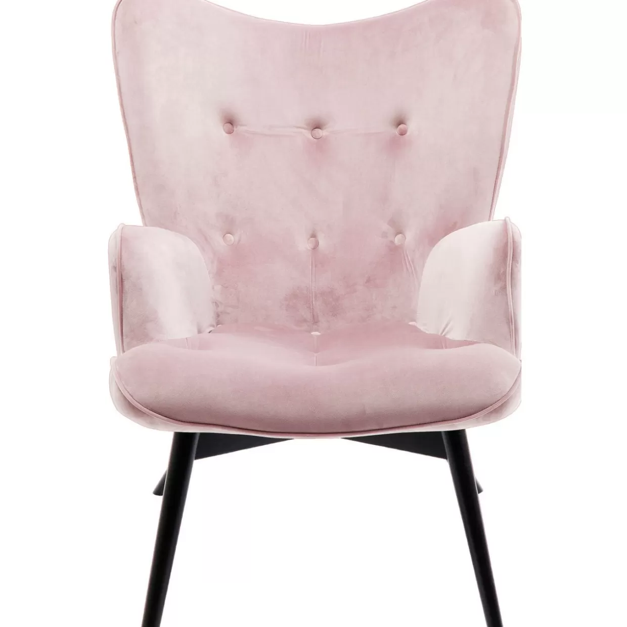 KARE Design Sessel | Sessel Black Vicky Velvet Rose