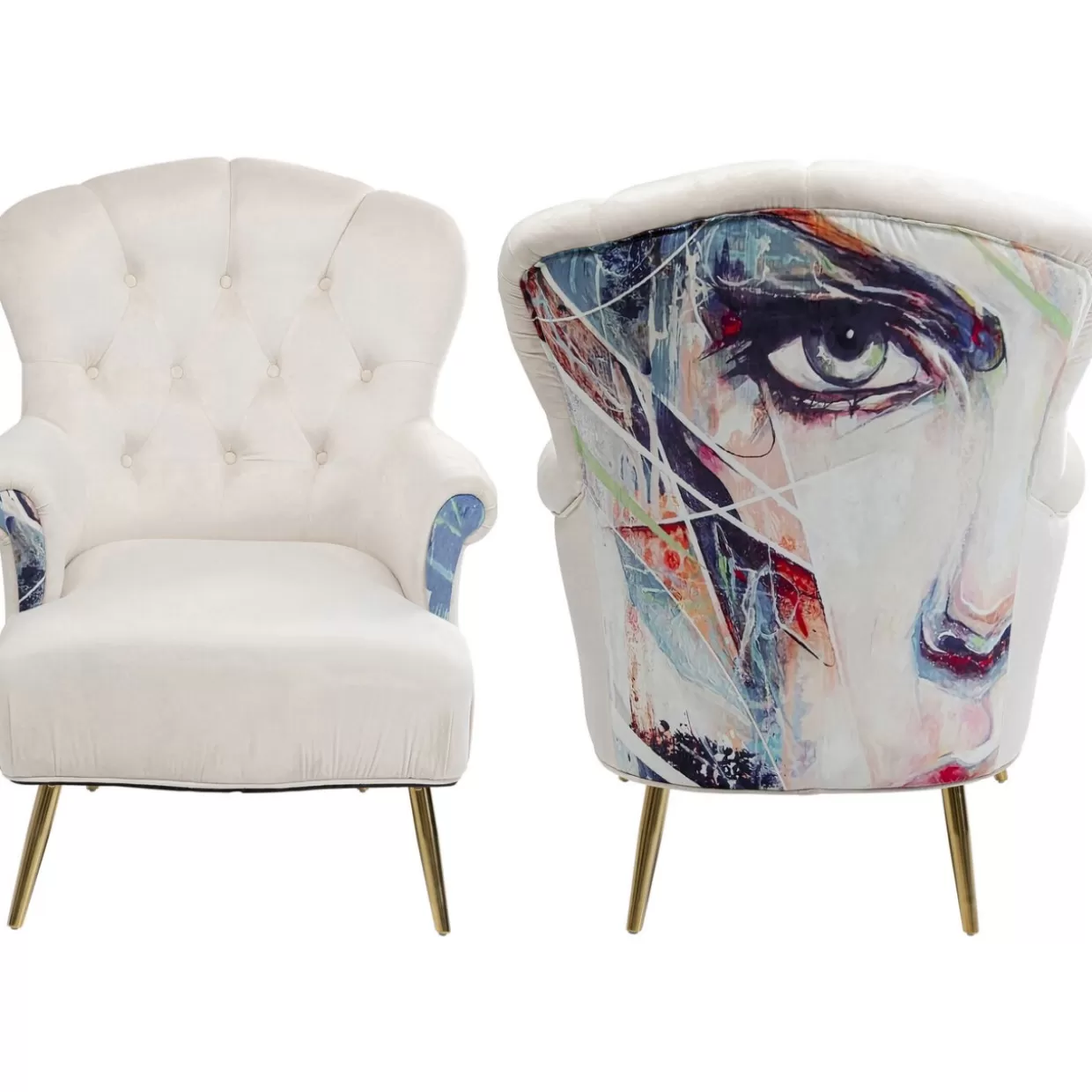 KARE Design Sessel | Sessel Portrait Creme