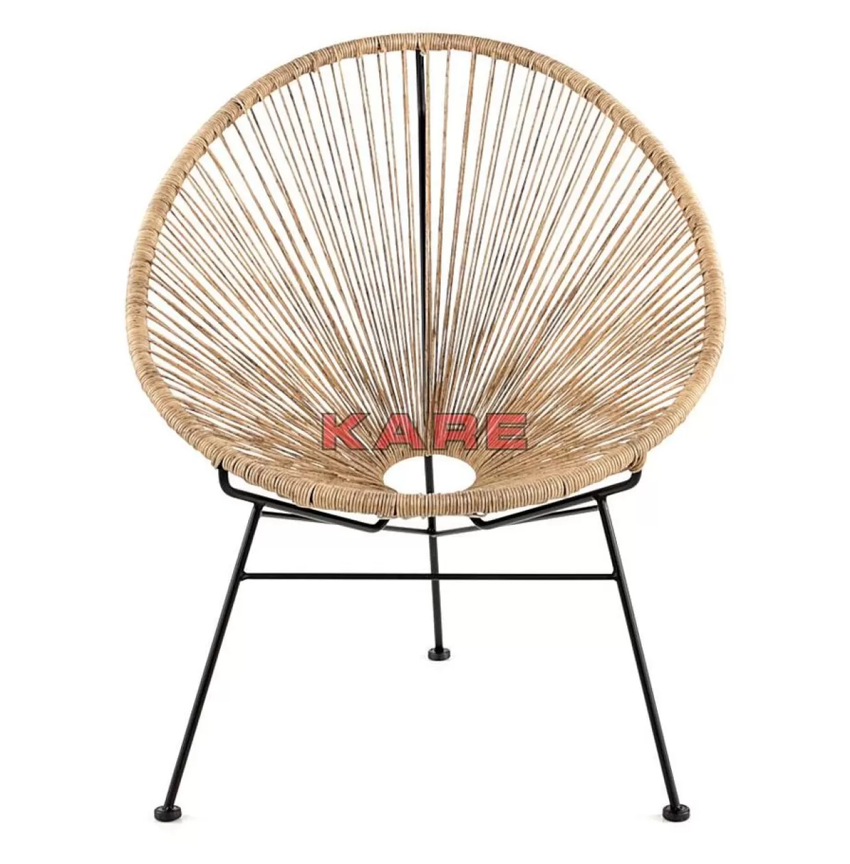 KARE Design Outdoormöbel | Sessel Spaghetti Natur