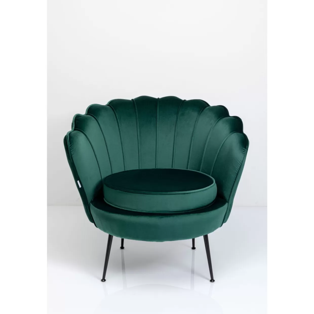 KARE Design Sessel | Sessel Water Lily Black Dunkelgrun