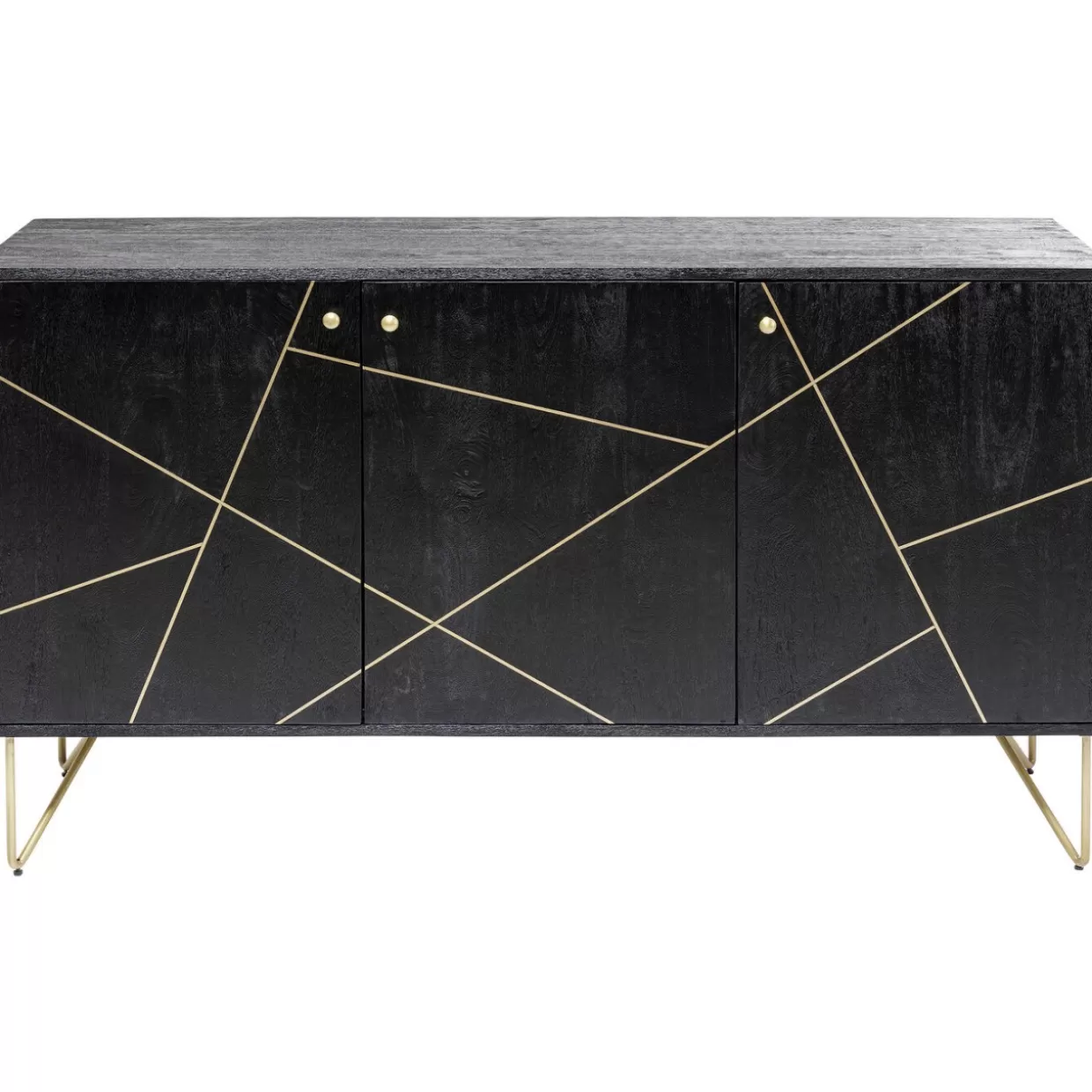 KARE Design Kommoden & Sideboards | Sideboard Gold Vein 3 Turig 145X82Cm