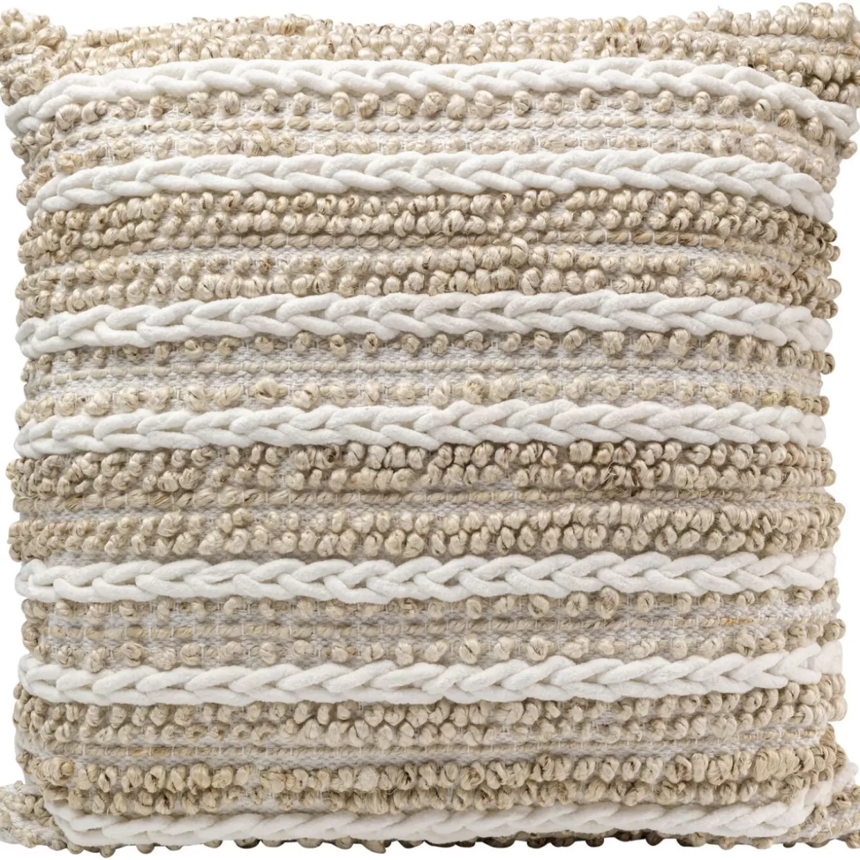 KARE Design Kissen | Sitzkissen Loop Knit Beige 60X60Cm