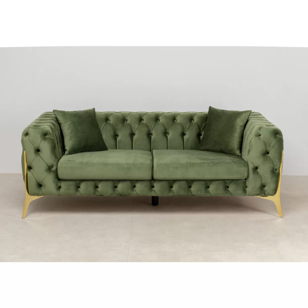 KARE Design Sofas & Couches | Sofa Bellissima 2-Sitzer Velvet Grun 200Cm
