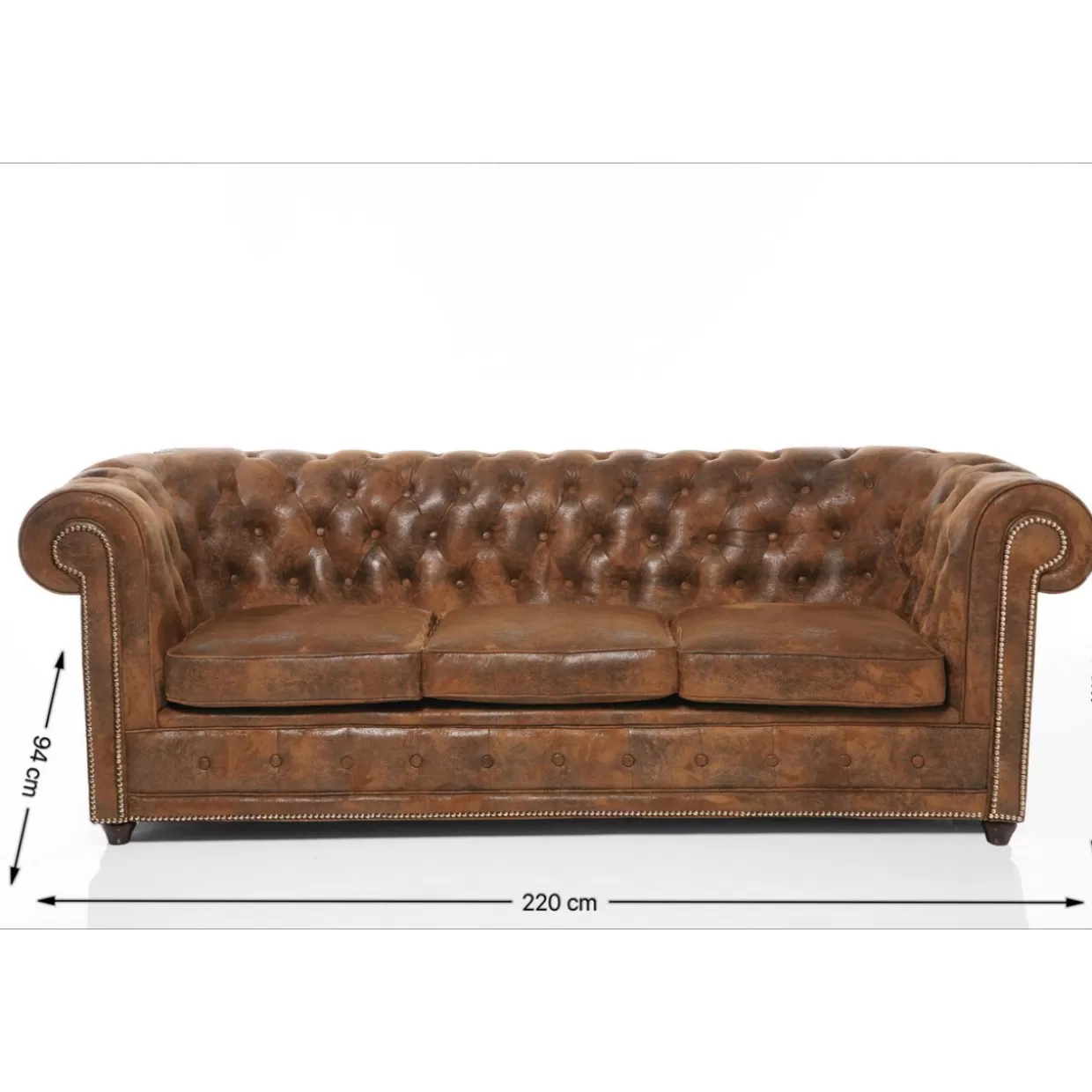 KARE Design Sofas & Couches | Sofa Cambridge 3-Sitzer Vintage Smart