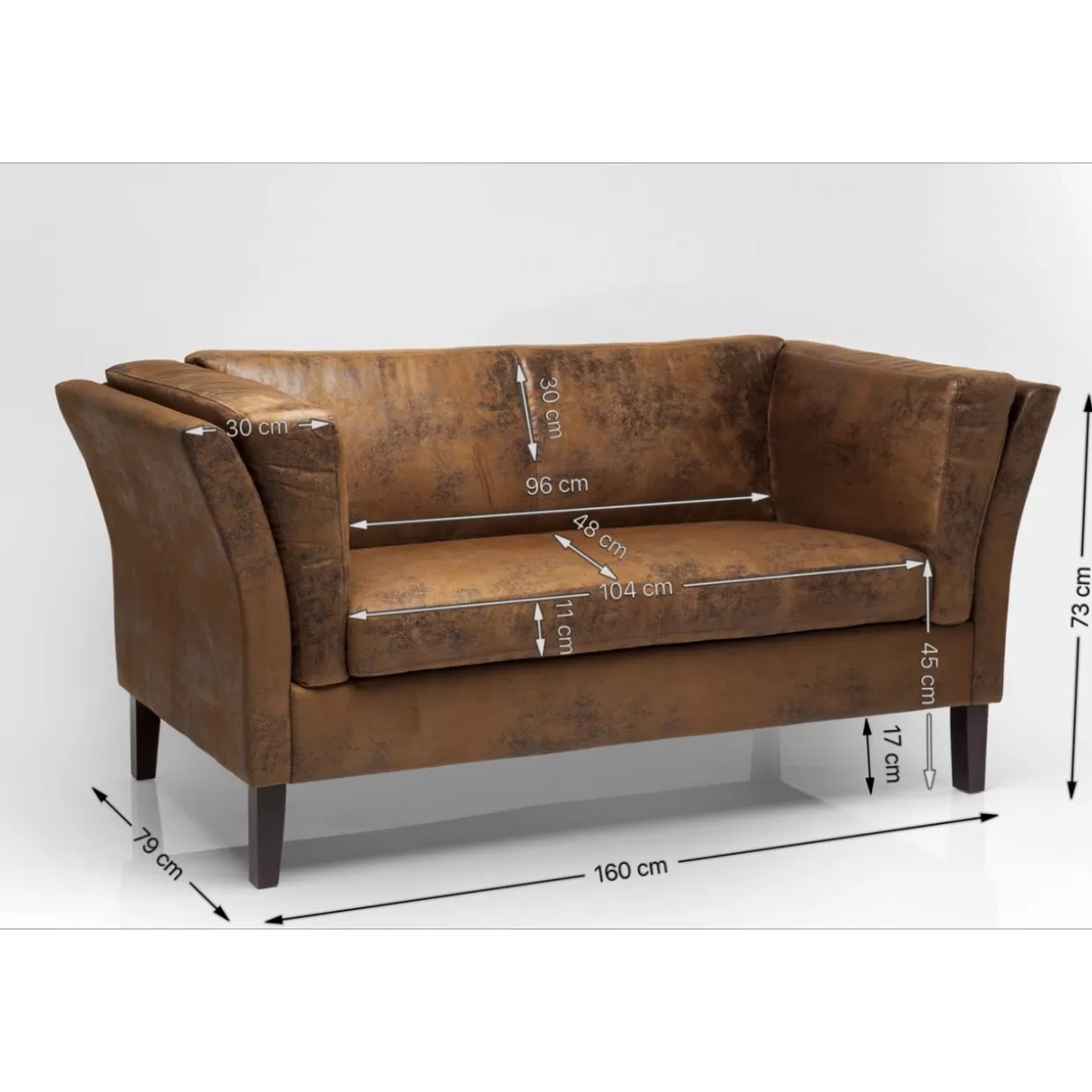 KARE Design Sofas & Couches | Sofa Canapee 2-Sitzer Vintage Smart