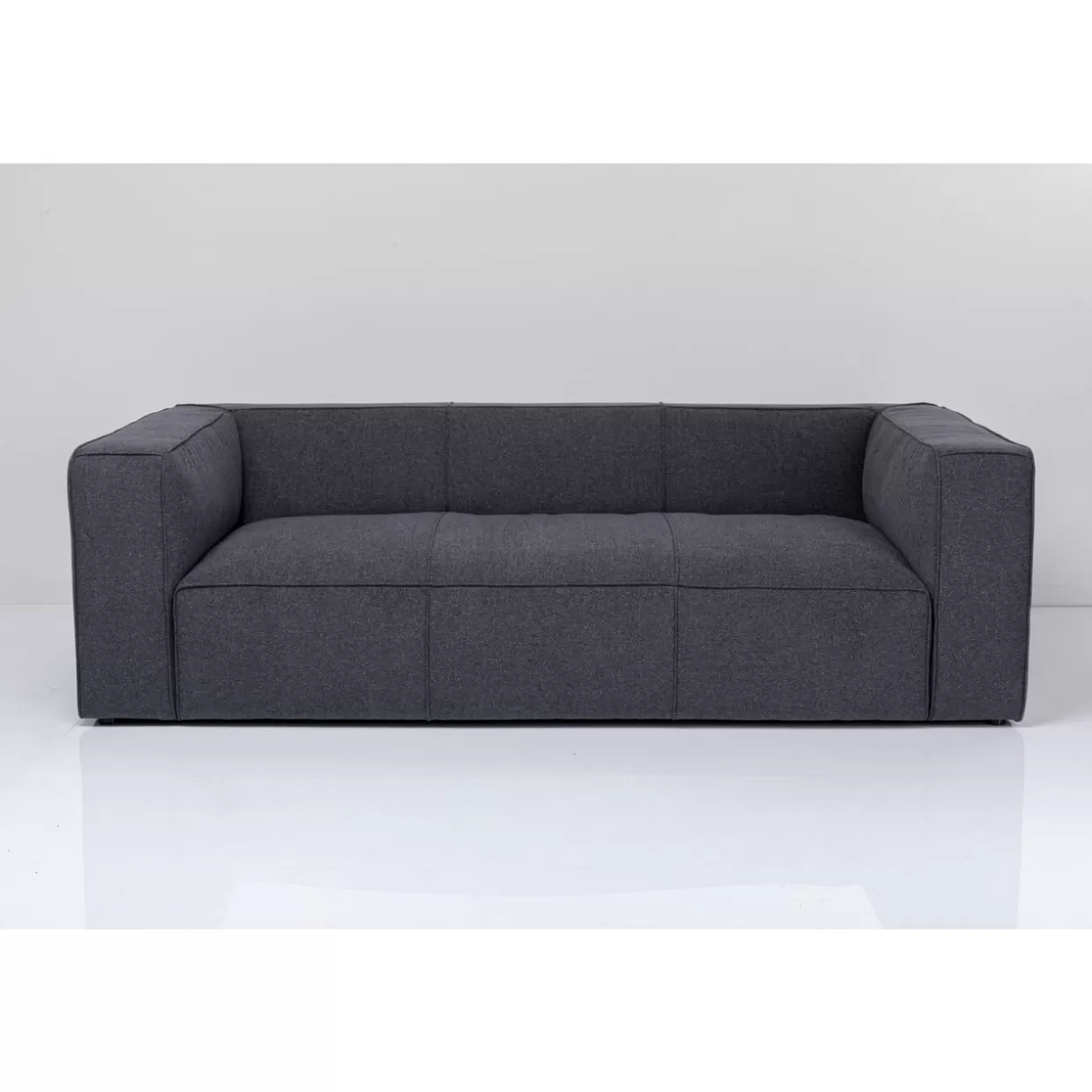 KARE Design Sofas & Couches | Sofa Cubetto 3-Sitzer Dunkelgrau 220Cm