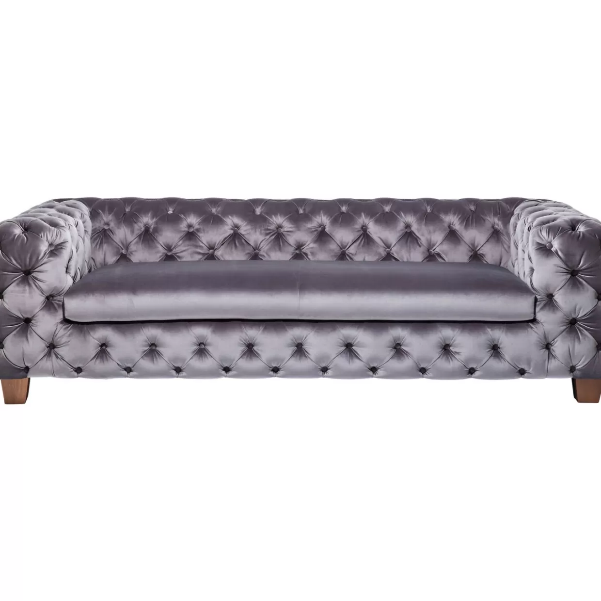 KARE Design Sofas & Couches | Sofa Desire 3-Sitzer Silbergrau