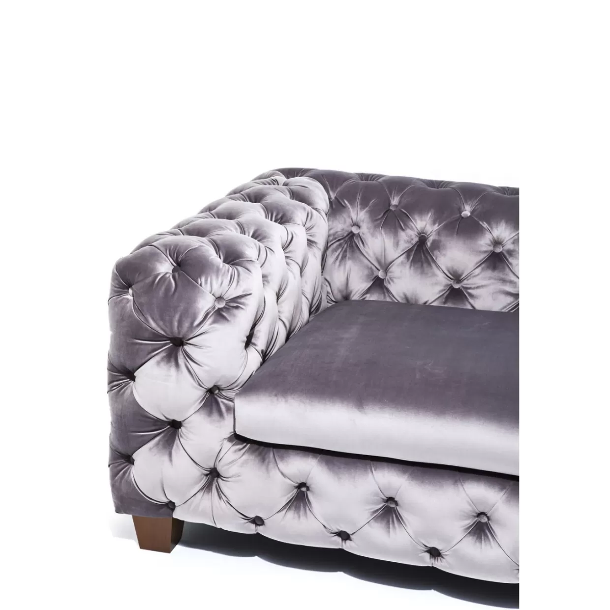 KARE Design Sofas & Couches | Sofa Desire 3-Sitzer Silbergrau