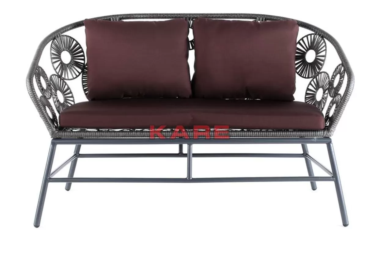 KARE Design Outdoormöbel | Sofa Ibiza Braun