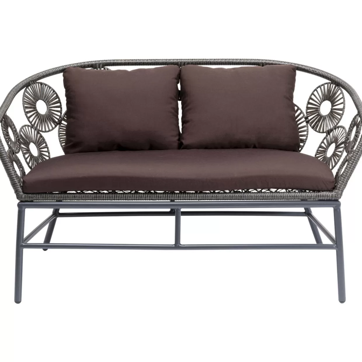 KARE Design Outdoormöbel | Sofa Ibiza Braun