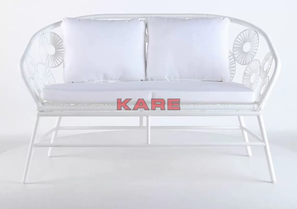 KARE Design Outdoormöbel | Sofa Ibiza Weiss