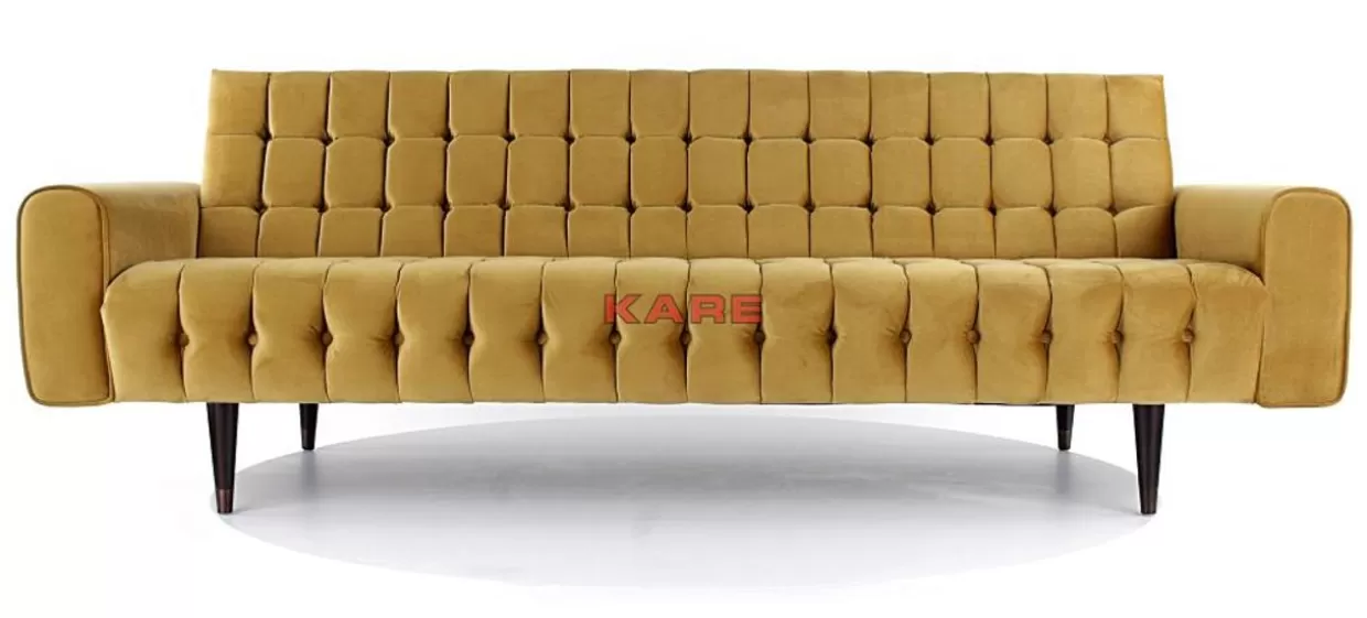 KARE Design Sofas & Couches | Sofa Milchbar 3-Sitzer Velvet Honey