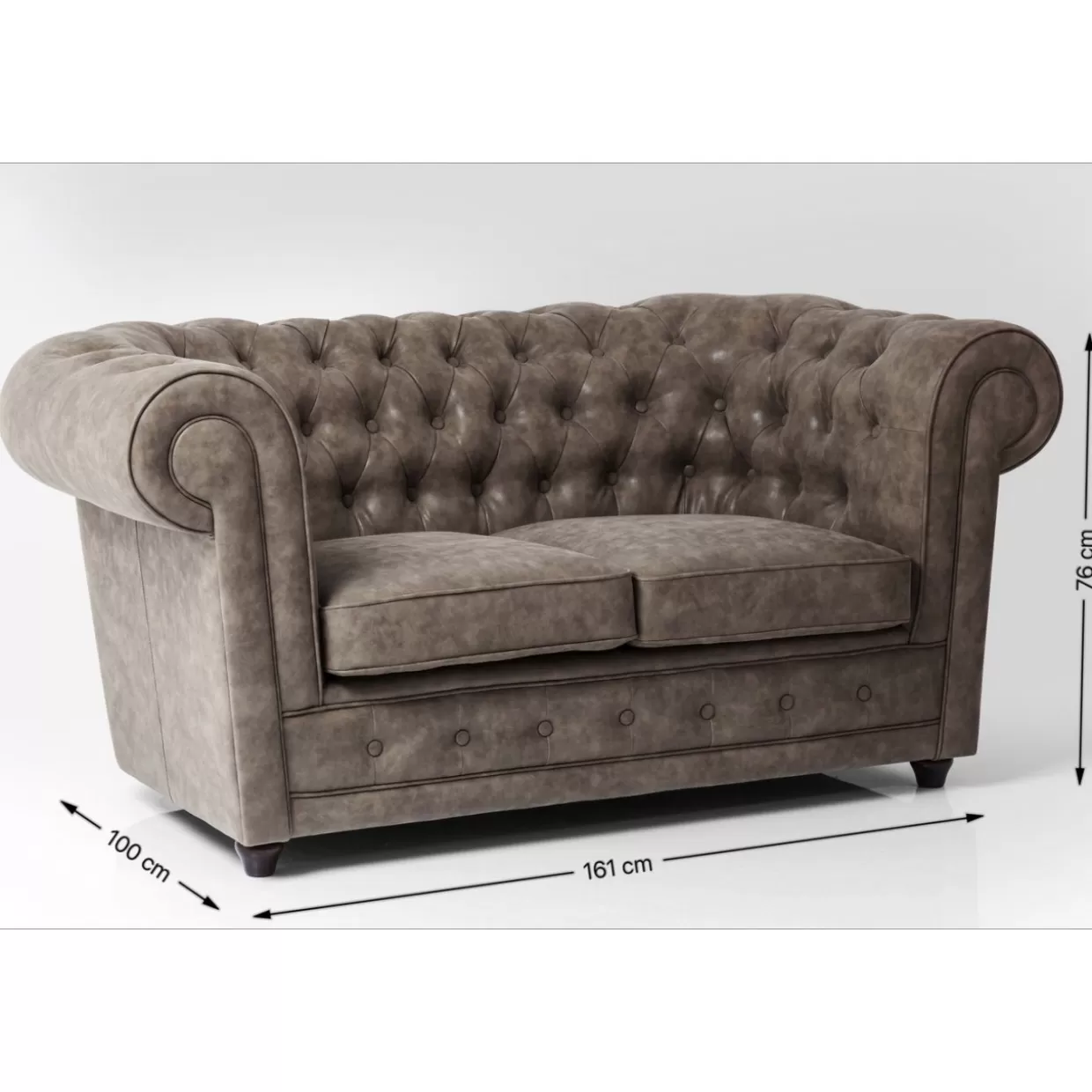 KARE Design Sofas & Couches | Sofa Oxford 2-Sitzer Vintage Smart