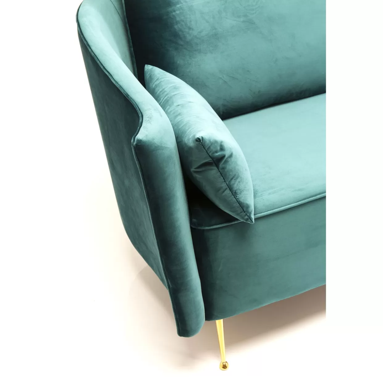 KARE Design Sofas & Couches | Sofa Vegas Forever 3-Sitzer Petrol