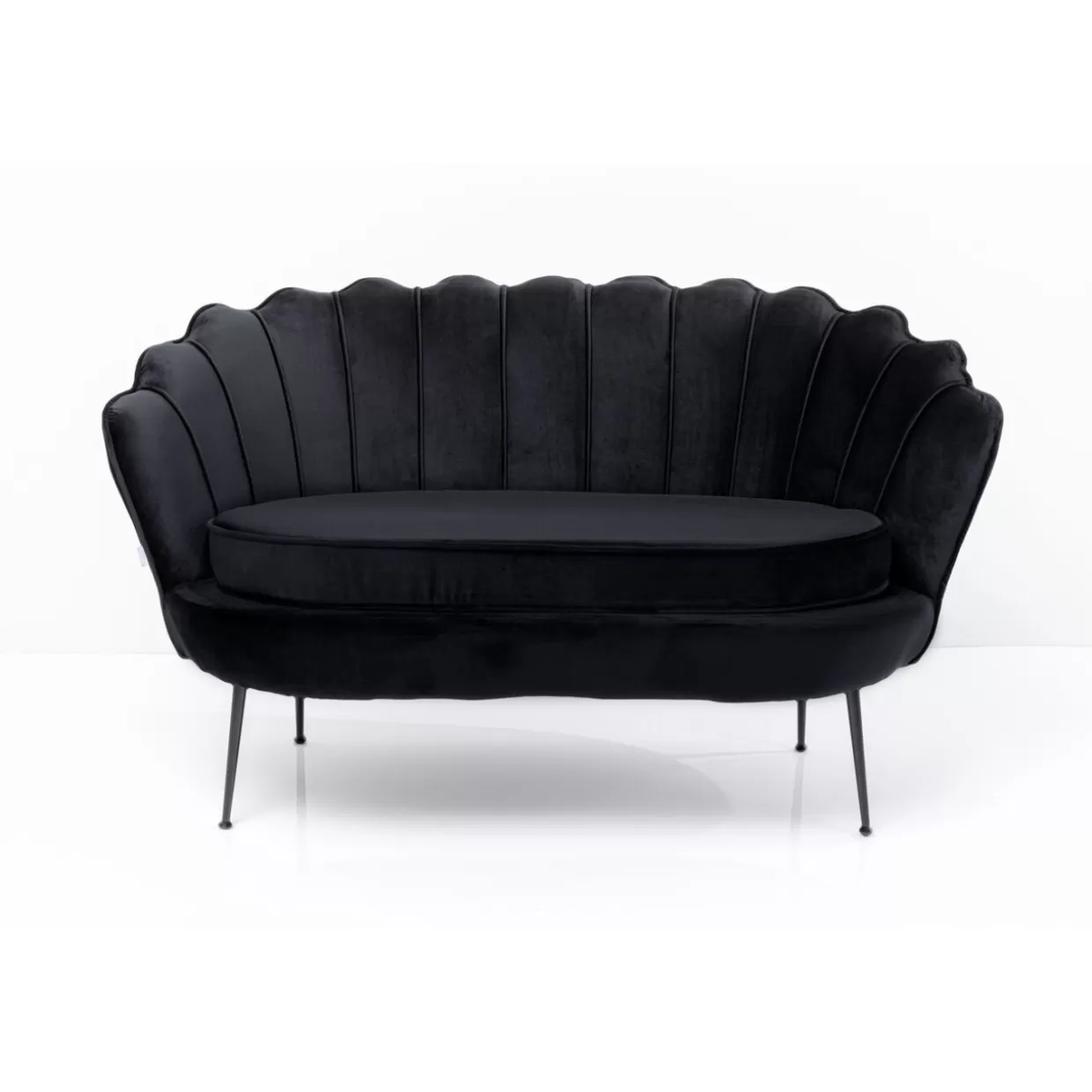 KARE Design Sofas & Couches | Sofa Water Lily 2-Sitzer Black Schwarz