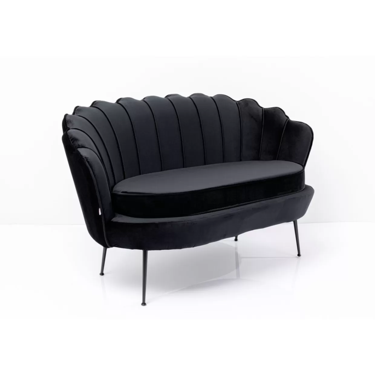 KARE Design Sofas & Couches | Sofa Water Lily 2-Sitzer Black Schwarz