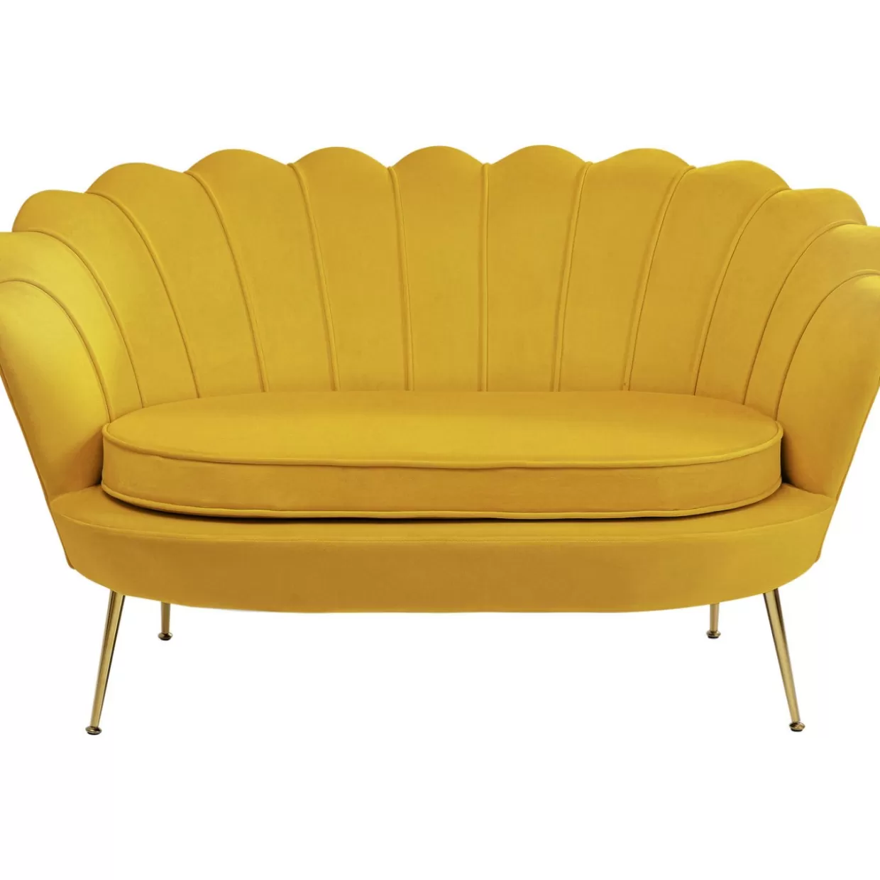 KARE Design Sofas & Couches | Sofa Water Lily 2-Sitzer Gelb 132Cm