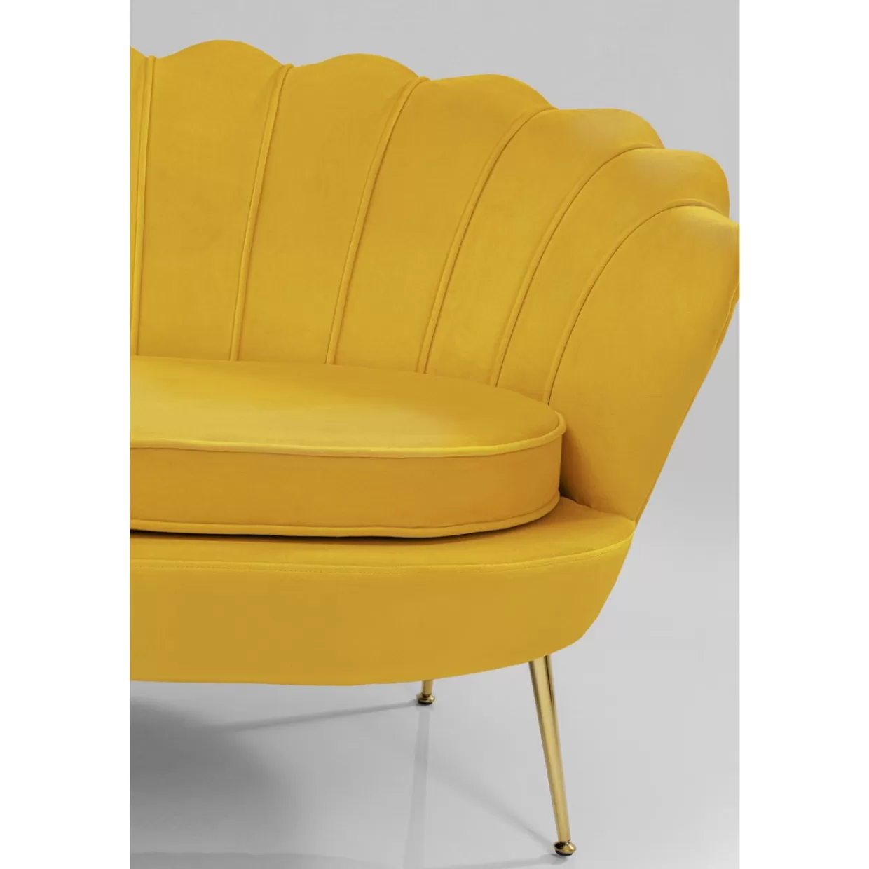 KARE Design Sofas & Couches | Sofa Water Lily 2-Sitzer Gelb 132Cm