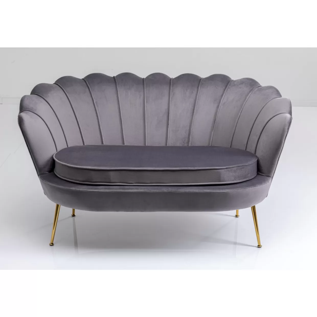 KARE Design Sofas & Couches | Sofa Water Lily 2-Sitzer Grau 132Cm