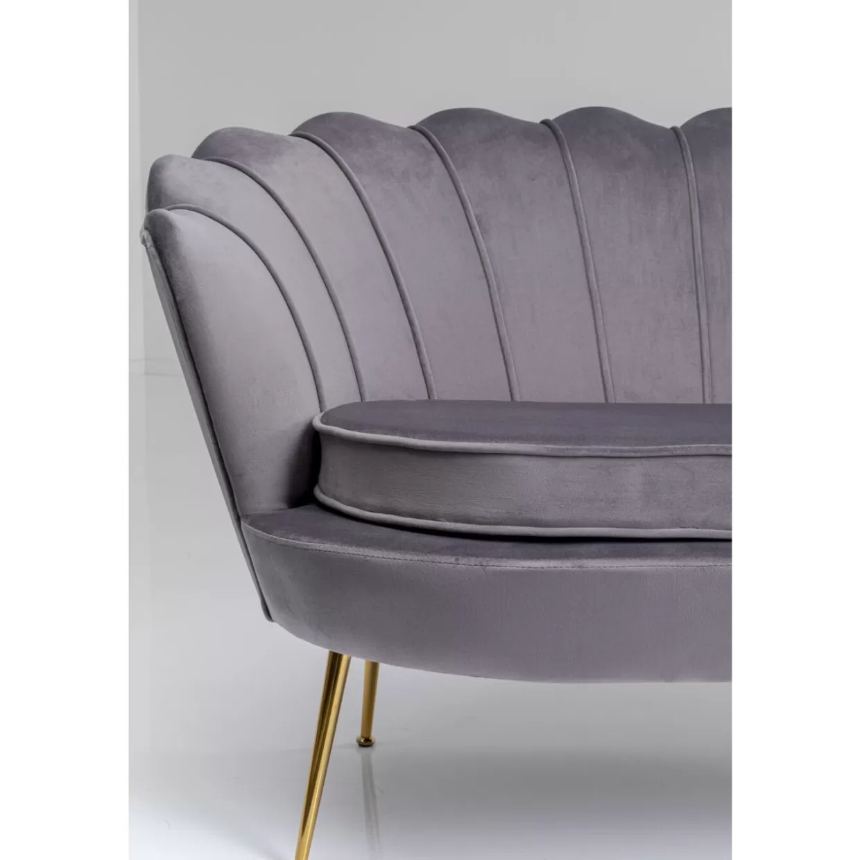 KARE Design Sofas & Couches | Sofa Water Lily 2-Sitzer Grau 132Cm