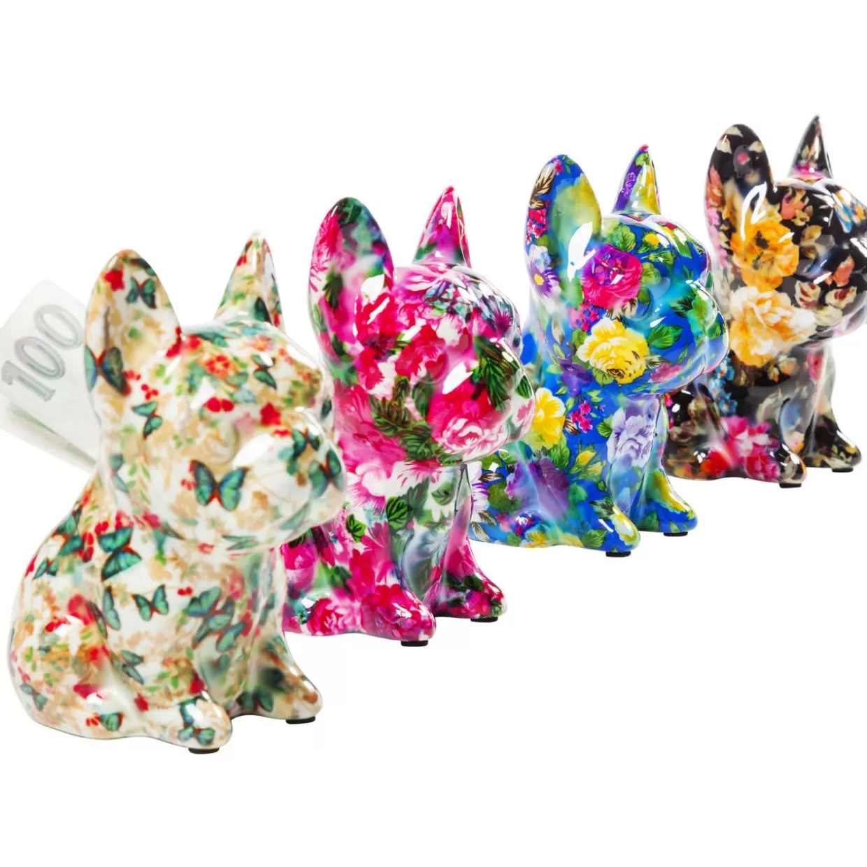 KARE Design Deko & Geschenkartikel | Spardose Dog Fiore 12Cm Sortiert