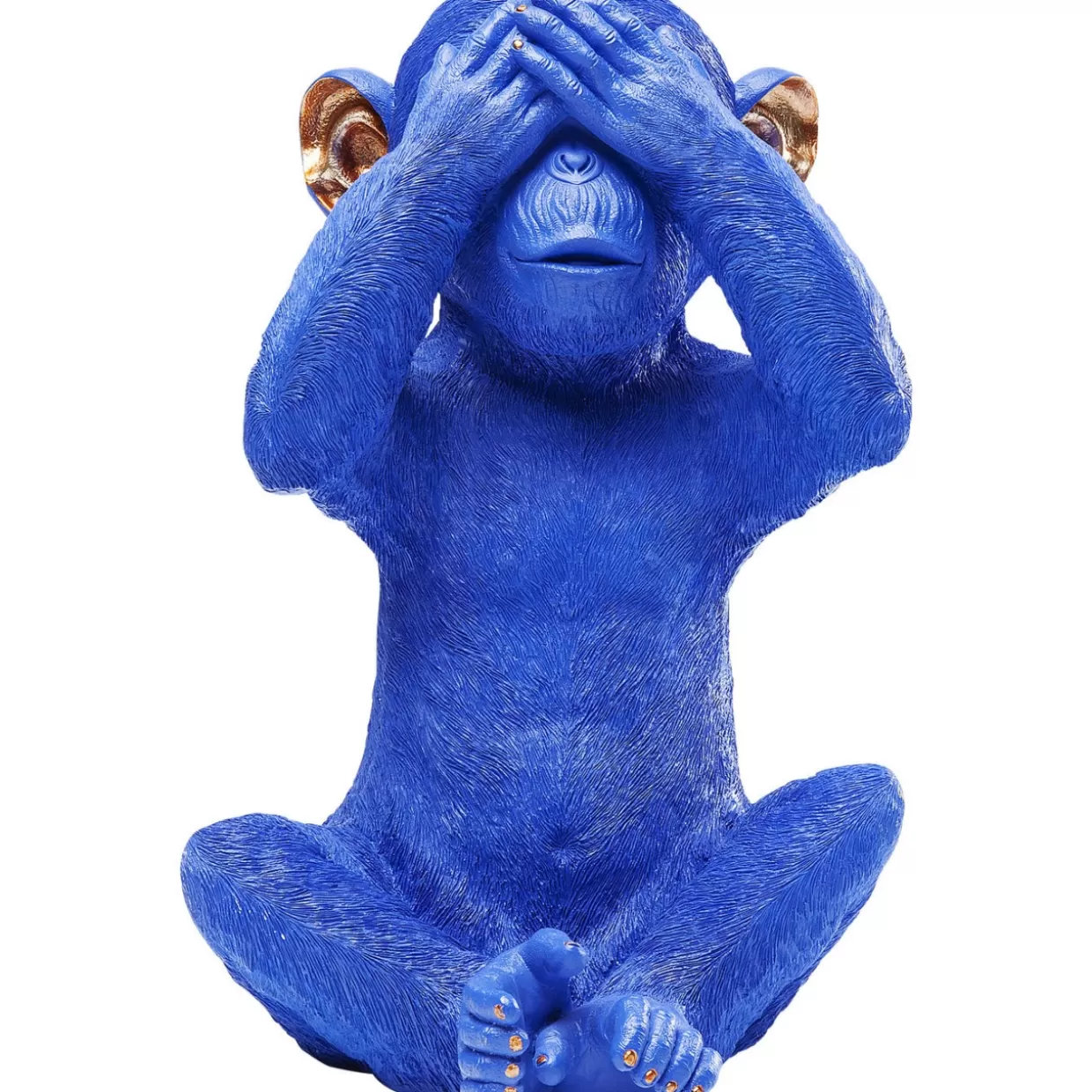 KARE Design Deko & Geschenkartikel | Spardose Monkey Mizaru Blau