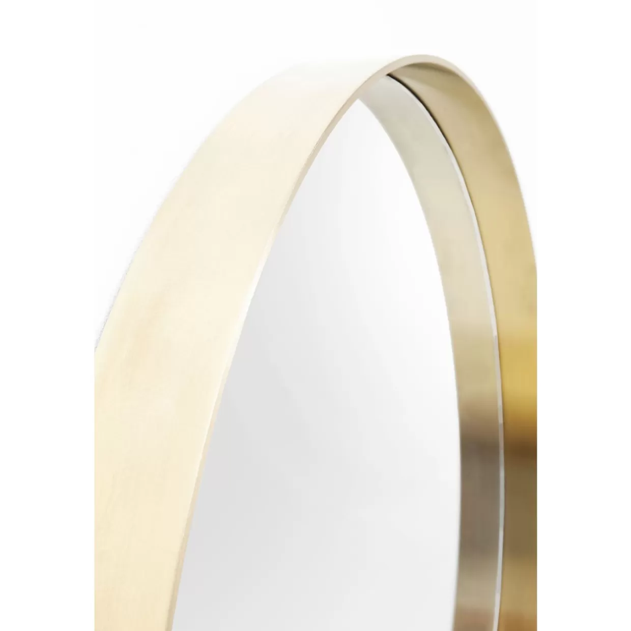 KARE Design Spiegel | Spiegel Curve Mo Brass O60Cm