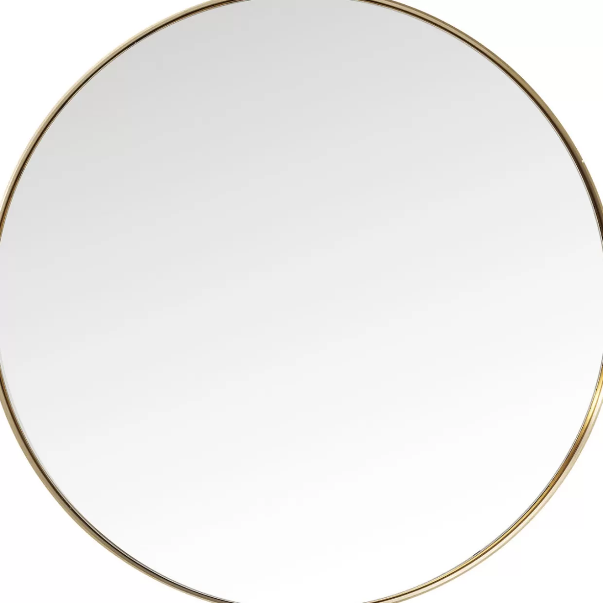 KARE Design Spiegel | Spiegel Curve Round Brass O100Cm