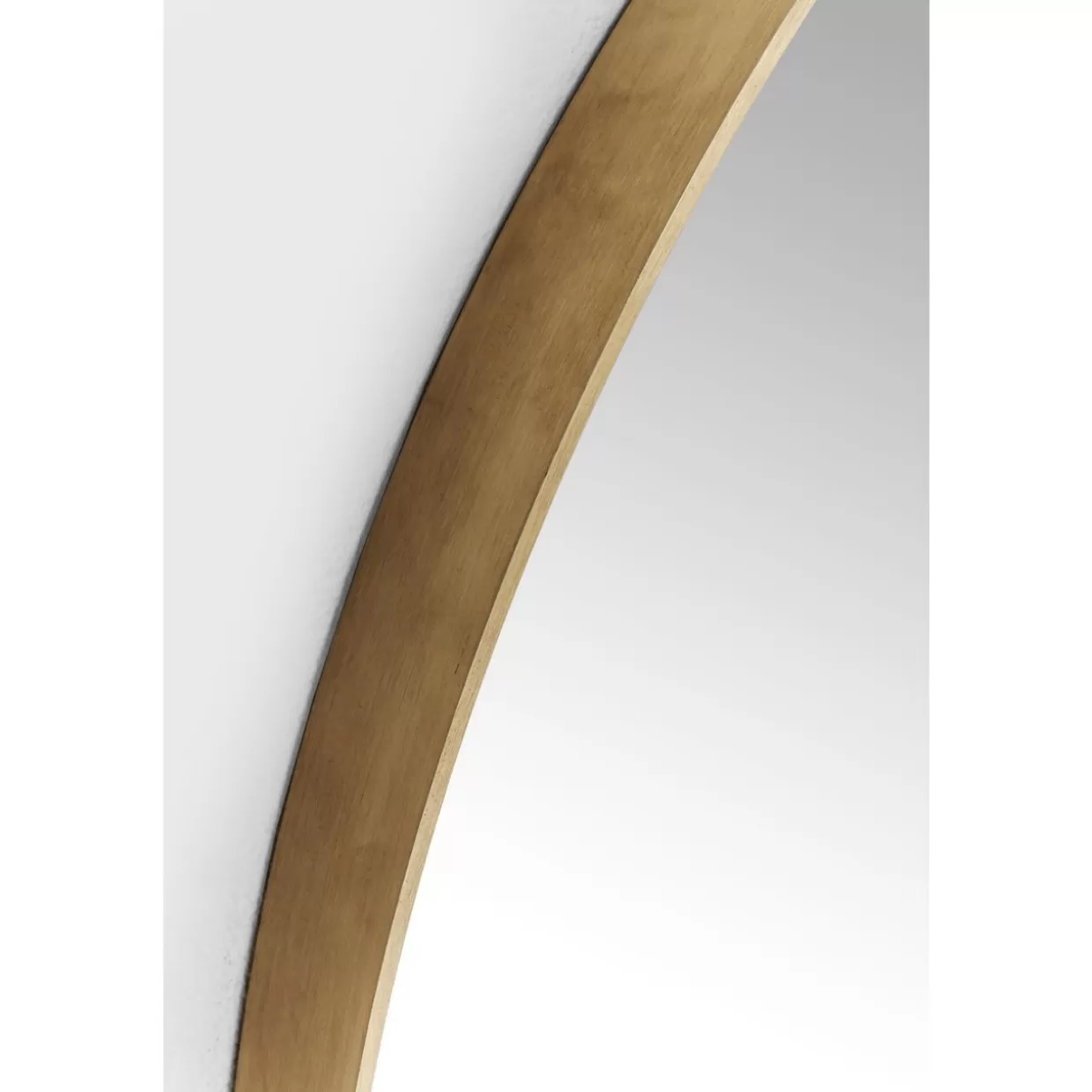 KARE Design Spiegel | Spiegel Curve Round Brass O100Cm